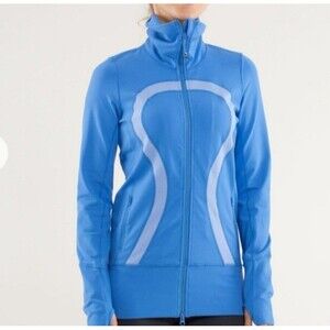 Lululemon define Blue Wee Stride  Full Zip Women's Athletic Jacket Size 8